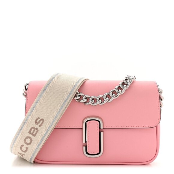 Marc Jacobs Handbags - Marc Jacobs The J Pink Quartz Smooth Leather Shoulder Crossbody Handbag Purse